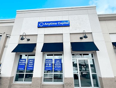 Anytime Capital's Atlanta branch storefront